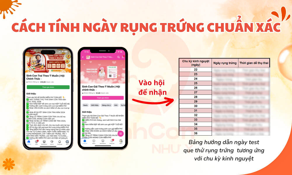 Cách tính ngày rụng trứng chuẩn xác nhất