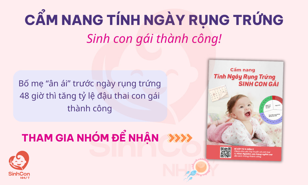 Tính ngày rụng trứng giúp xác định thời điểm quan hệ sinh con gái
