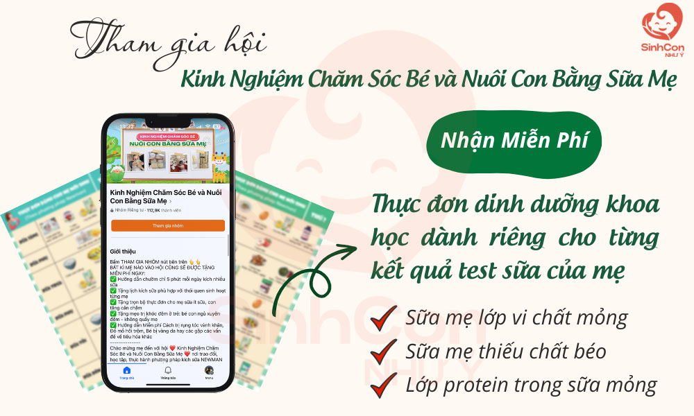Tham gia hội để nhận thực đơn dinh dưỡng Miễn Phí