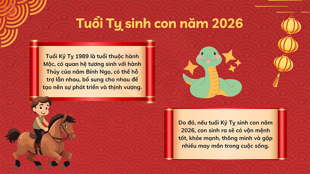 Tuổi Tỵ sinh con năm 2026